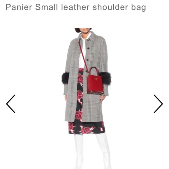 SOLD NEW Prada Small Red Panier Bucket Bag SOLD Patent Leather SOLD - Picture 4 of 9